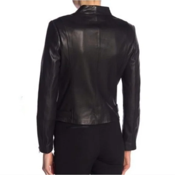 🆕 THEORY 100% Lamb Leather Phelan Leather Jacket